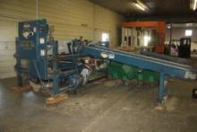 Brewer Golden Eagle, Mdl# BR-444 Notcher w/24" x 10' Infeed Deck, S/N 01239