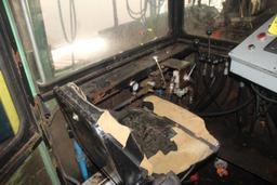 HMC 206 Debarker Flat Track w/30hp Motor on Head, Onboard Hyd Pwr Pack, Cab