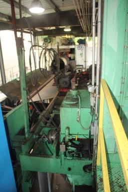 HMC 206 Debarker Flat Track w/30hp Motor on Head, Onboard Hyd Pwr Pack, Cab