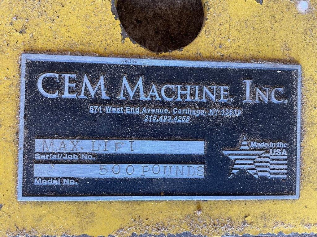 CEM Machine 500lbs Gambrel