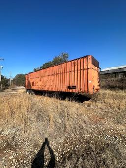 40ft Tandem Axle Open Top Trailer, Modified With Live Floor, Not Roadworthy, No Title