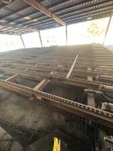 48ft Wide X 26ft Long 17 Strand Live Deck, Hydraulic Driven With 10 Ft On Pivot Operated By Hydrauli
