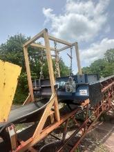 24inch X 6ft Magnetic, Cross Belt Separator With Electric Drive. Note: Unit Is Mounted To Lot 221 Wh