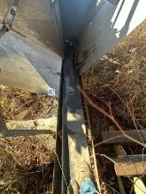 24inch X 56ft Belt Conveyor Shallow Sides With Electric Drive. Section Of Installed Belt Is Missing,