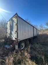 45ft Tandem Axle Open Top Trailer, Not Roadworthy, No Title