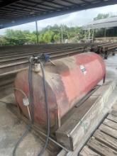 500 Gallon Horizontal Fuel Tank With 115 Volt Dispensing Pump