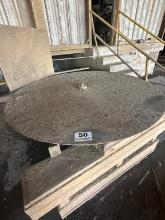 8ft Shop Built Turn Table W/3 Hp, 3 Phase Driver