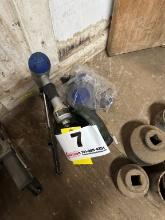 Pneumatic Staple Gun With Spot Nail Attachment