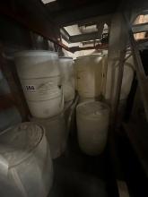(16) Plastic 55 Gallon Drums. Located At 1602 Musser St., Muscantine, IA