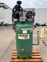 Speedair By Dayton 7.5hp Air Compressor 80 Gallon Tank. 23.5 CFM 175 PSI. Running When Taken Out Of