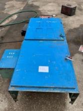 Metal Shop Lockable Storage Cabinet. 31inch Wide X 17.5inch Deep And 6ft Tall