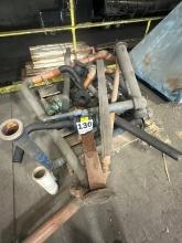 Pallet With An Assortment Of Pipe And Valves Removed From Heat Treating System. Located At 1602 Muss
