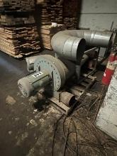5hp 3 Phase Direct Drive Blower Cyclone Dust Collector Unit. Located At 1602 Musser St., Muscatine,