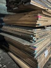 (45) Sheets Of 5ft X 8ft Melamine Board Mixture Of 1 Inch And 3/4 Inch Thickness. Located At 1602 Mu