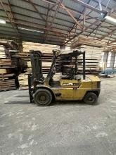 Cat 90 9000 LB Forklift 2 Stage Mast With Side Shift, 48inch Forks, Open Cab, Diesel Engine And Soli