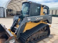 2010 John Deere 333D Tracked Skid Steer Loader, Enclosed Cab, New Installed 2024 Reman Engine/Inject