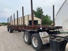 Great Lakes Log Trailer 44ft X 96inches, Spread Axle. Tires In Good Condition.