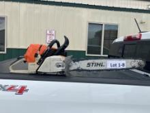 Stihl MS 461 Chain Saw 24Inch Bar. Runs Well