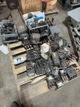 Pallet With Assortment Of Motor Starters