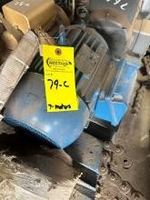 Pallet With Electric Motors (5 ) 1 Thru 10hp 3 Phase And (2) Single Phase