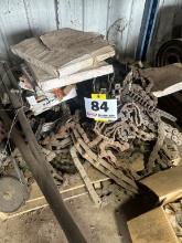 Pallet With Assortment Of Roller Chain