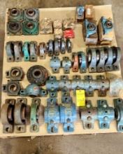Pallet With An Assortment Of New And Used Bearings