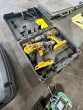(2) Dewalt Cordless Drills No Batteries