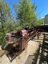 Cornell Double End-Trim Saw With Infeed With Adjustable Even End Stop, Waste Conveyor And Controls,