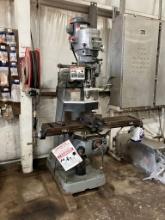 Bridgeport Series I Milling Machine/Knee Mill S/N BR267385, 48inch Variable Speed Table