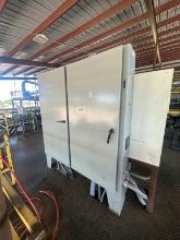 Electrical Control Cabinet With 800 Amp Breaker Disconnect, Schnieder 30hp VFD (7) ATV32HU40N4 Motor