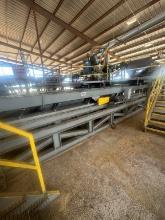 Webster 24inch X 30ft  X 10inch Deep Vibratory Conveyor With Drive, Mounted On Steel Subframe And Bo