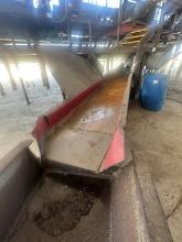 Mellot 24inch X 38ft X 7-1/2inch Deep Vibratory Conveyor With Drive, Has Dust Screen Capabilities Wi
