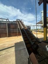 40ft Barn Sweep Conveyor With Hyd Operated Divert Gate And Conveyor Chain Tensioner