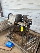 Klutch Pipe Threader With Reamer Attachment