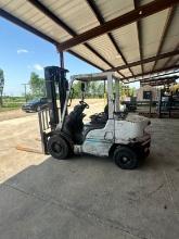 Unicarries 6000 Lb Forklift Model PFD60MS, Open Rops, 47inch Forks With Side Shift, Solid Tires, Die