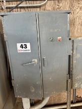 Electrical Cabinet Containing A 400 Amp Breaker Disconnect And A Allen Bradley Size 4 Reduced Voltag