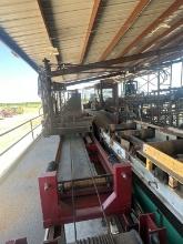 Meadows 56inch Left Hand Circular Saw Mill With 2 Head Block Carriage 54ft Of Track And Cable Tighte