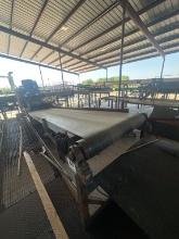 42inch X 15ft Shallow Side Belt Conveyor With Electric Drive