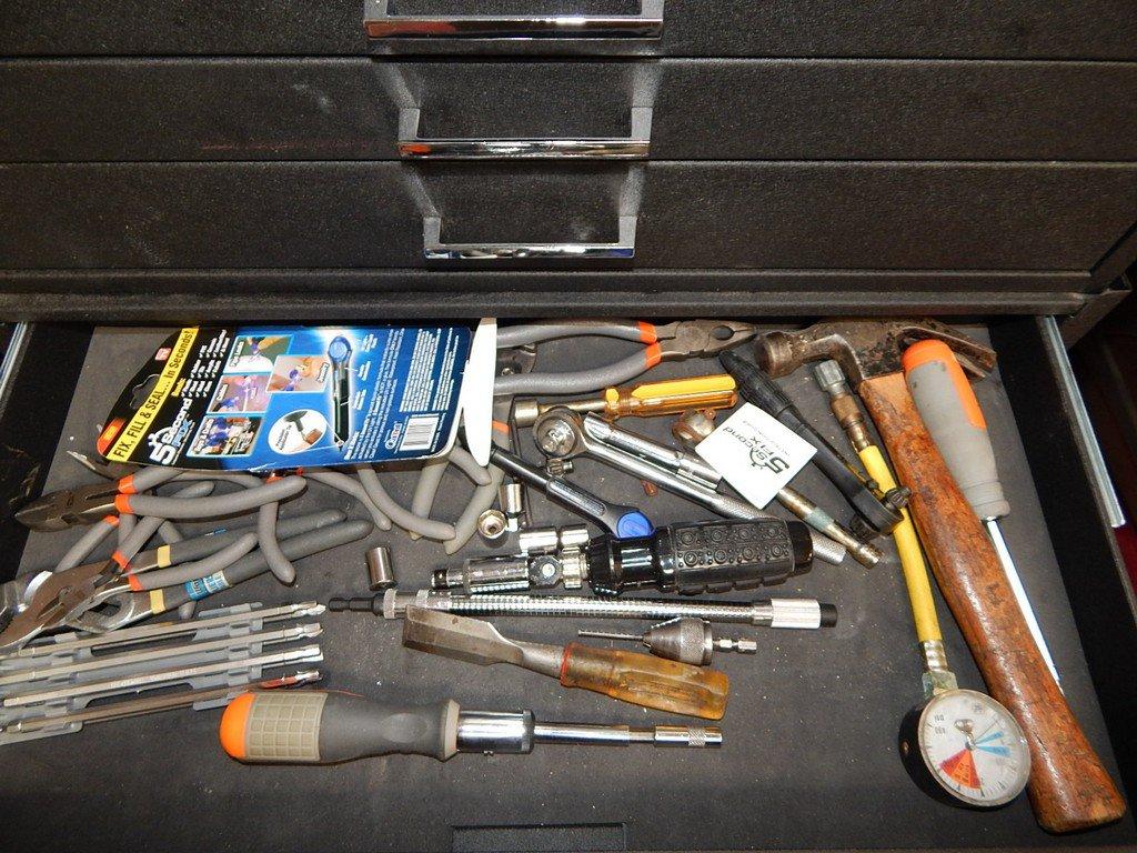 US GENERAL 3 PC STACKING TOOLBOX FULL OF TOOLS