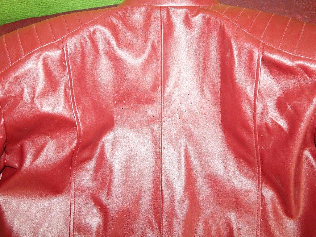 NEW RED LEATHER SIZE XL SUPERMAN JACKET