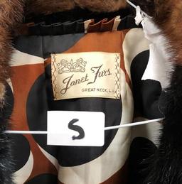 BROWN FUR COAT BY JANET FURS