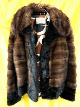 BROWN FUR COAT BY JANET FURS
