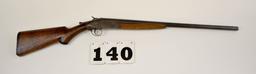 White Powder Wonder 16-Ga. Break-Open SS, 24 1/2" bbl., brown gun w/sliver out of forearm