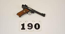 Ruger Mark II Target .22 LR Semi-Auto. Pistol, #211-38249, w/clip, as new