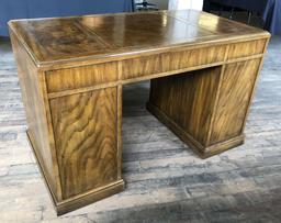Drexel Leather-Top Desk - 48"x26"x30½" - LOCAL PICKUP ONLY