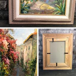 Oil On Canvas - Signed, 17½"x21½"