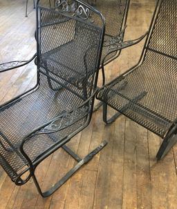 3 Woodard Iron Sling Chairs - LOCAL PICKUP ONLY