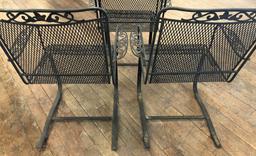 3 Woodard Iron Sling Chairs - LOCAL PICKUP ONLY