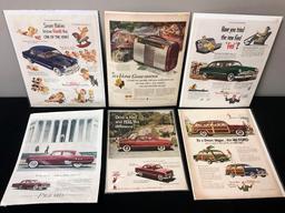 6 Pieces Vintage Advertising