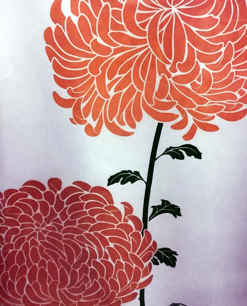 P. Chu Serigraph - Chrysanthemum, Artists Proof, Ed III, Signed Lower Right